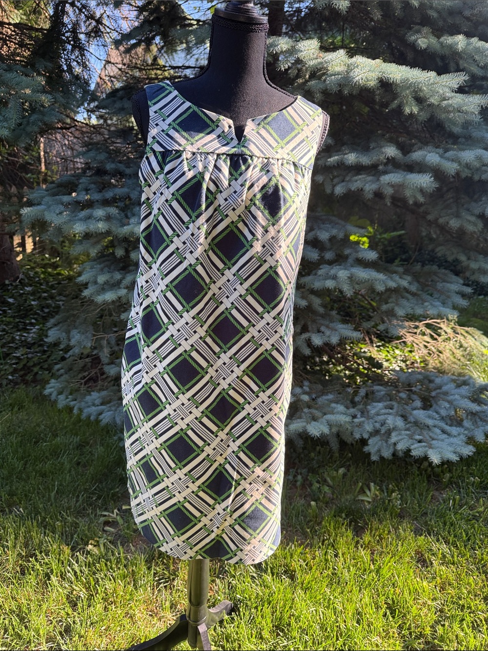 Vineyard Vines Women’s Midi Dress - Navy, Pink, White, Green